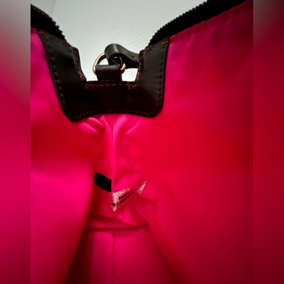 Dooney & Bourke Washed Cotton Canvas w/Leather Trim Small Handbag - sample - Picture 15 of 16